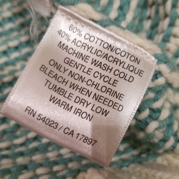 Old Navy Chunky Knit Sweater Large EUC Green Green - Picture 6 of 8